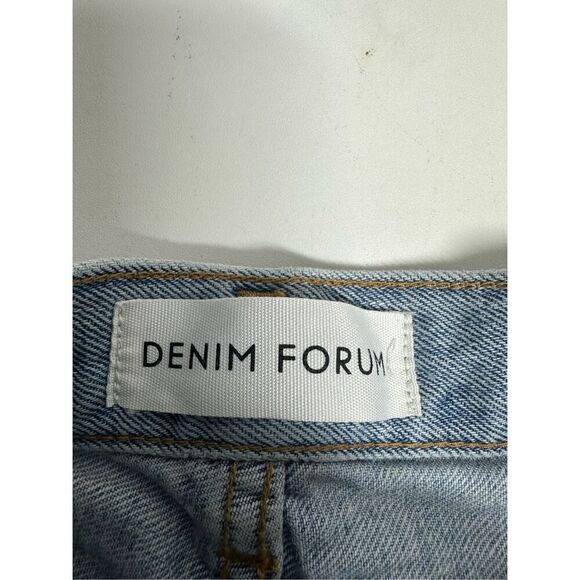 Denim Forum The Ex Boyfriend MIDI Shorts Blue Size 24 - Picture 3 of 15